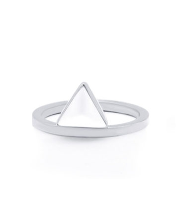 Aster Ring ,  Silver |  White