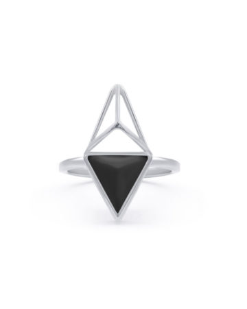 Leilani Ring,  Silver |  White