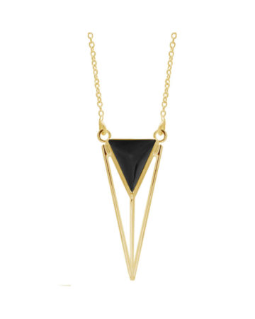 Laila Necklace Gold |  Black