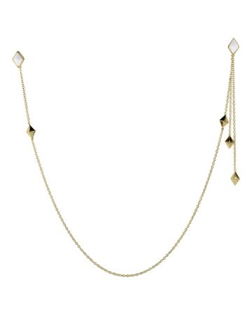 Fennele earrings, Gold | White