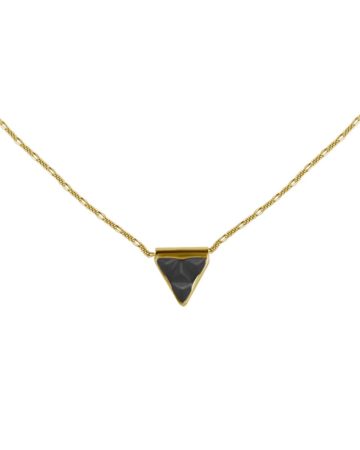 Tria Necklace Silver | Black
