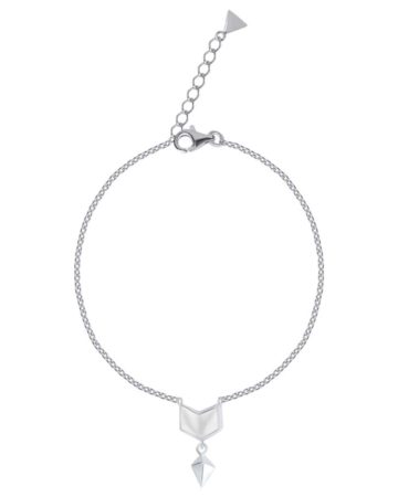 Kellen Bracelet, Silver | White